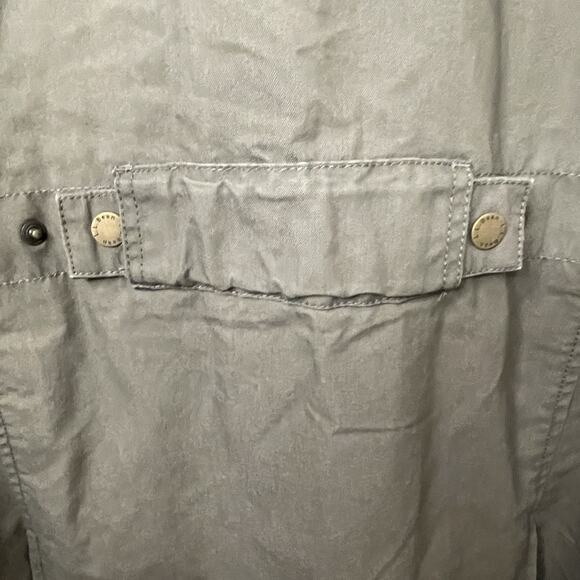 VTG LL Bean Khaki Fireside Field Jacket Barn Chore Coat Flannel Lined Women XL - Picture 8 of 16